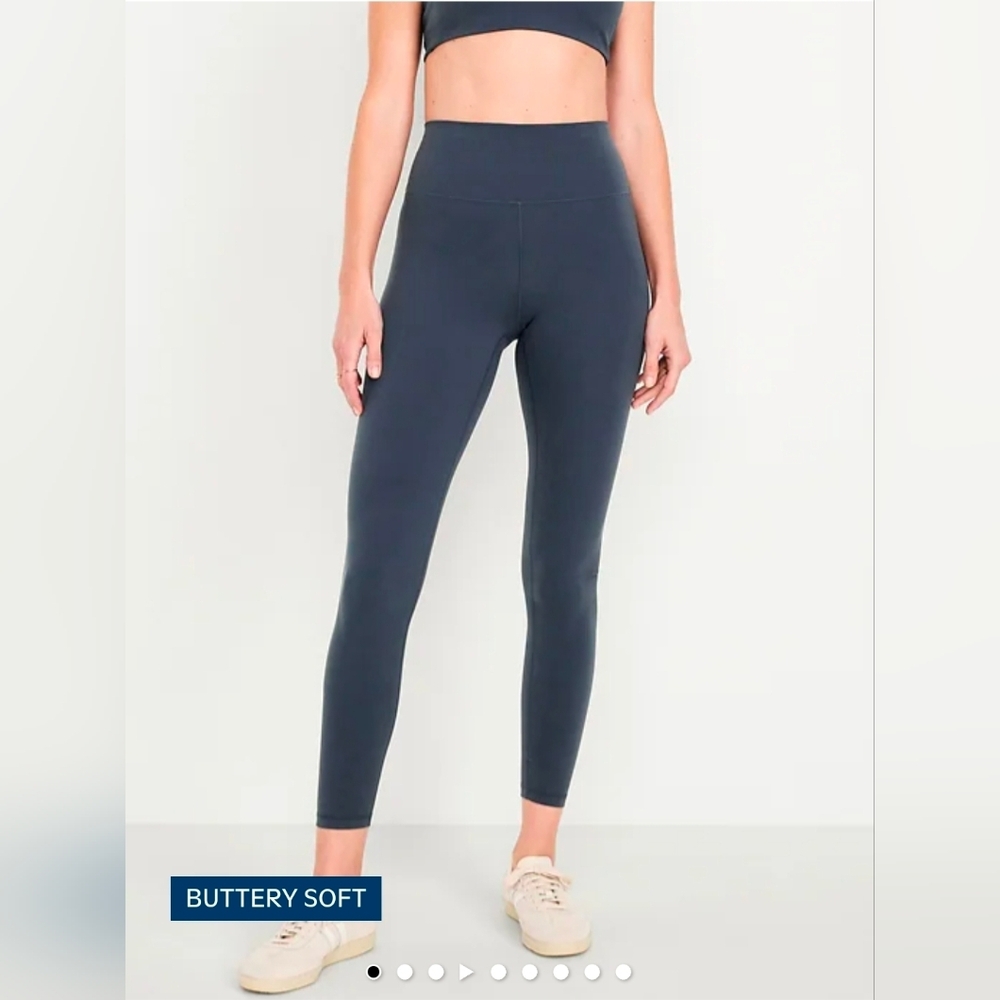 Old Navy Studiosmooth 7/8 Leggings- Dusk Navy